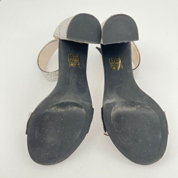JEFFREY CAMPBELL
LINDSAY-JS SANDAL BLACK SATIN SILVER Rhinestones Size 9 $160 - Picture 6 of 12